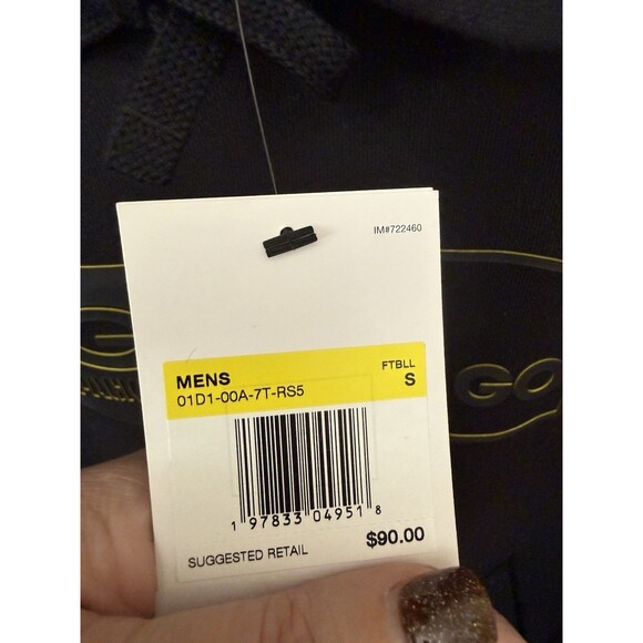 NWT Green Bay Packers Sweatshirt Men’s S Small Black Hoodie Go Pack Go $90 Nike - Picture 5 of 10